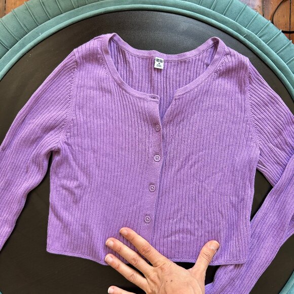 Cute long sleeve crop top - Picture 1 of 4